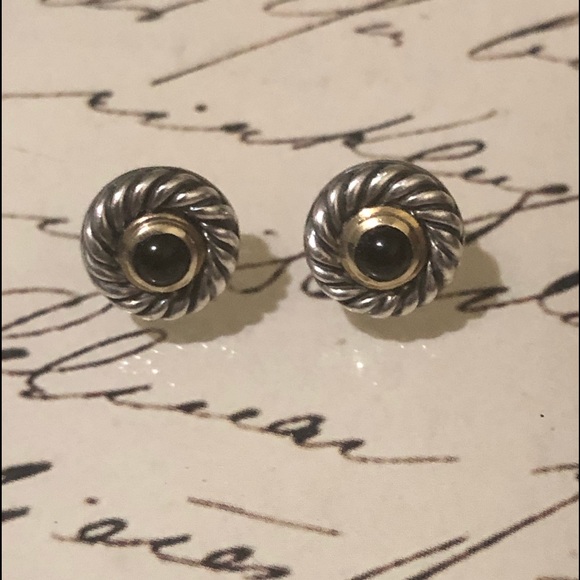 David Yurman Jewelry - ⚜️ David Yurman silver/black onyx earrings⚜️